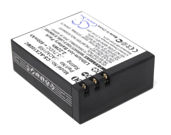 Μπαταρία βιντεοκάμερας    Activeon C/C Gold/type ACA01RB  3.7V 600mAh Li-polymer  (C9C)