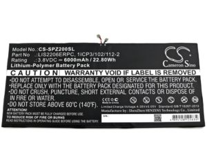 Μπαταρία για tablet    Sony Xperia  Z2 / type LIS2206ERPC  3.8V 6000mAh Li-Polymer  (NT4XZ2)